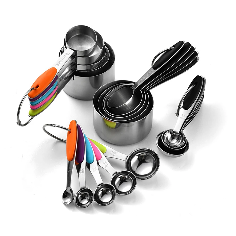 Gaming Kitchen Accessories - 5/10 قطعة الفولاذ المقاوم للصدأ قياس