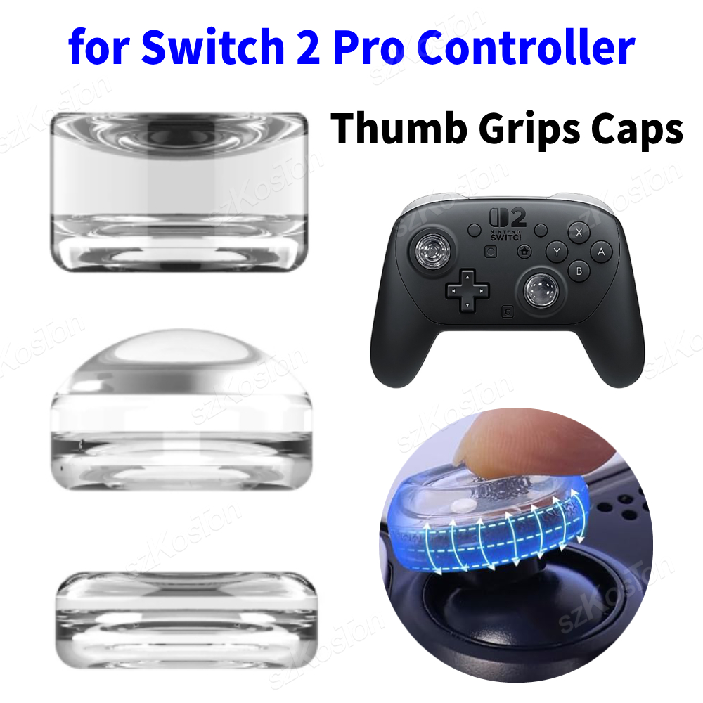 Gaming Accessories Nintendo - واضح الإبهام قبضة قبعات ل Switch