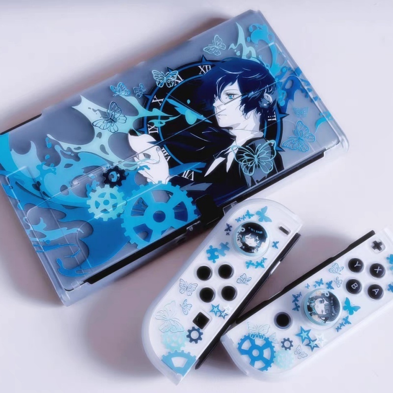 Gaming Accessories Nintendo - غطاء حماية صلب شبه شفاف بتصميم