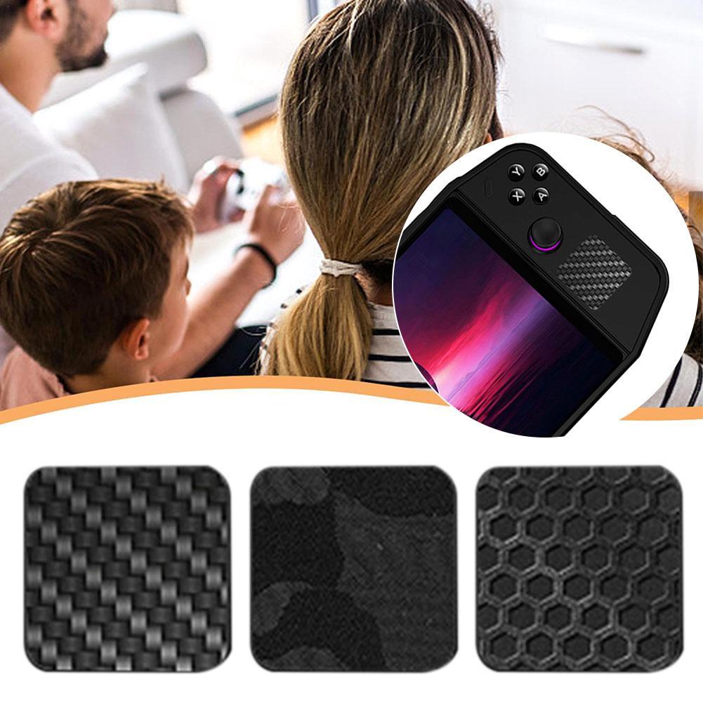 Gaming Accessories Console - ملصقات بنمط ألياف الكربون لوحدة التحكم
