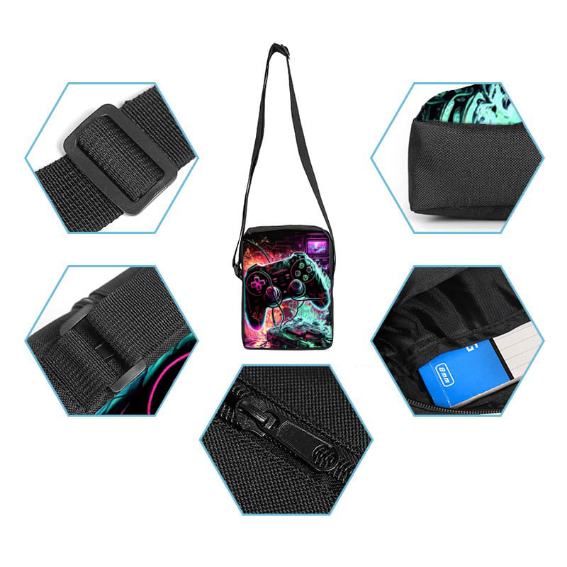 حقيبة كروس بودي كاجوال بتصميم  - مراجعة Gaming Accessories For Kids وسعره