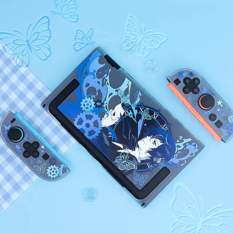 غطاء حماية صلب شبه شفاف بتصميم - مراجعة Gaming Accessories Nintendo وسعره