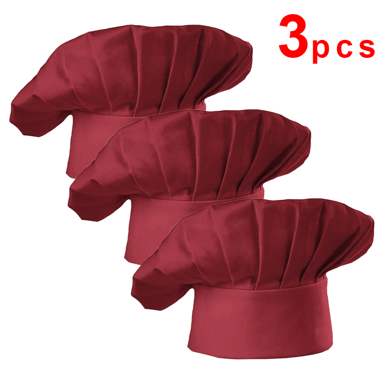 3 قطع قبعات طهاة بيضاء بارتفاع - مراجعة Gaming Kitchen Accessories وسعره