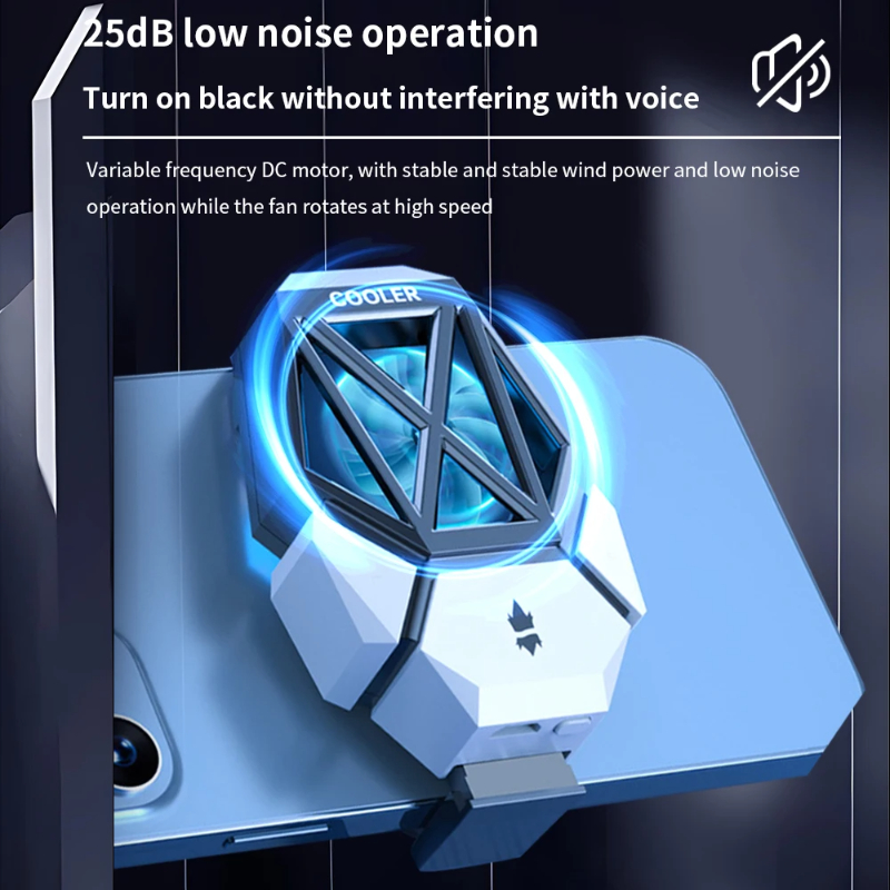 DY08 مشعاع مروحة تبريد الهاتف  - مراجعة Gaming Accessories Room وسعره