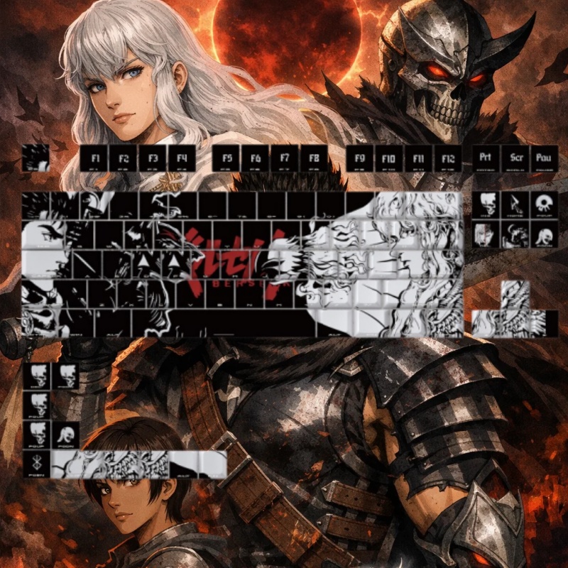 أغطية مفاتيح بتصميم BERSERK لل - مراجعة Gaming Accessories Tablet وسعره