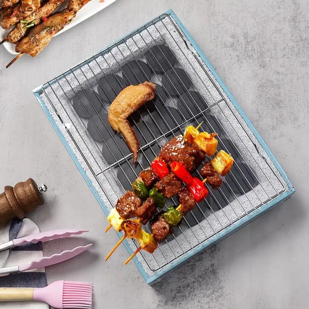 الفولاذ المقاوم للصدأ الشواء ش - مراجعة Gaming Kitchen Accessories وسعره